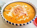 Tavuklu mercimek çorbasi – soupe de lentille corail au poulet