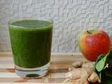 Smoothie mâche/pomme/gingembre