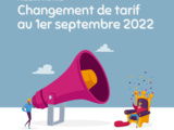 📣 Changement de tarifs à compter du 1er septembre 2022