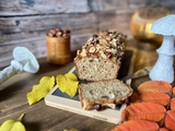 Cake salé aux champignons, jambon, noisettes