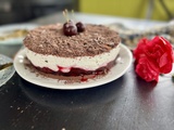 Cheesecake aux cerises façon forêt noire