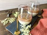Panna cotta rhubarbe-sureau