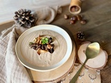 Velouté de champignons et châtaignes