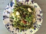 Salade de petits pois et haricots verts
