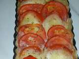 Tarte tomate/mozza/thon