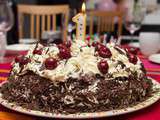 Gâteau d’anniversaire : la forêt noire