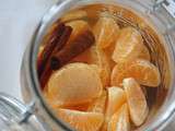 Rhum arrangé d’hiver – Mandarine et Cannelle