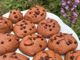 Cookies sans beurre, moelleux, au chocolat Pralinoise et pépites de chocolat