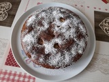 Dessert du jour - Gâteau au yaourt marbré et pommes