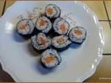Maki sushi au saumon
