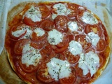 Pizza tomates mozzarella de Nicolas
