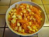 Salade de carottes surimi et pommes
