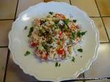 Salade de riz au crabe