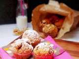 Muffins au yaourt, framboises et flocons d'avoine