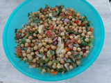 Salade de pois chiches aux épices