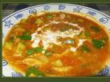 Soupe de thon au curry