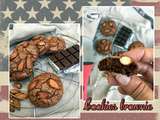 Cookies brownie (chocolat & amandes)