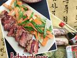 Poitrine de porc, légumes & riz à la coréenne