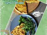 Tarte poulet courgettes curry