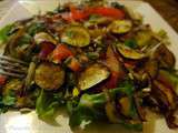 Salade aux légumes grillés