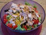 Salade de poulet et cruditées