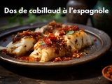 Dos de cabillaud à l’espagnole au chorizo