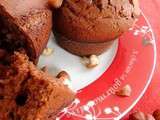 Muffin chocolat-noisettes