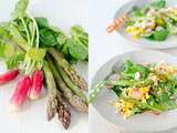 Salade aux asperges - Menu de Pâques #1