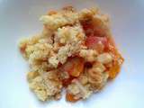 Crumble nectarine - abricot
