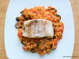 Risotto rapide tomates- olives noires
