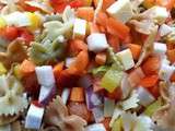 Salade de pâtes aux légumes d'automne