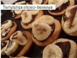 Tartelettes chocolat/bananes