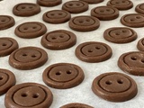 Biscuits sablés boutons à la vanille et au chocolat