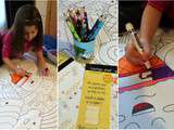 De quoi occuper les enfants pendant un moment … le coloriage géant par Petits Canaillous