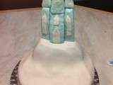 Gâteau d’anniversaire la reine des neiges #3 le château