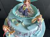 Gâteau d’anniversaire Sirènes #2
