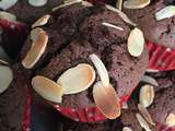 Muffins choco-amande sans lactose