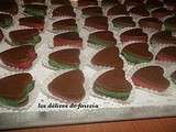 Coeurs en Chocolat Fourrés Amandes
