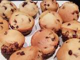 Muffins vanille aux pépites de chocolat