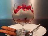 Trifle fraises mascarpone spéculoos