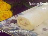 Gâteau Roulé ou Biscuit Roulé au Citron ( Video )