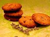 Cookies croustillants à la  nougatine  de kasha et pépites de chocolat
