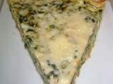 Quiche épinards, champignons et thon