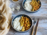 Poulet curry et carottes