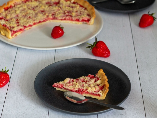 Recettes De Tarte Crumble Et Fraises