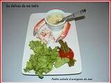 Petite salade d'araignee de mer