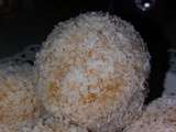 Boules fondantes noix de coco