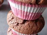 Muffin au chocolat coeur coulant