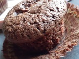 Muffin choco/coco et coeur coulant