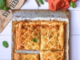 Feuilleté aubergine & jambon